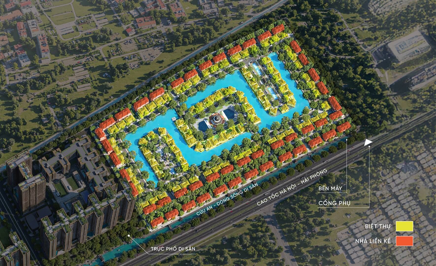 mặt bằng phân khu wonder island sunshine Innovia City Hà Nội