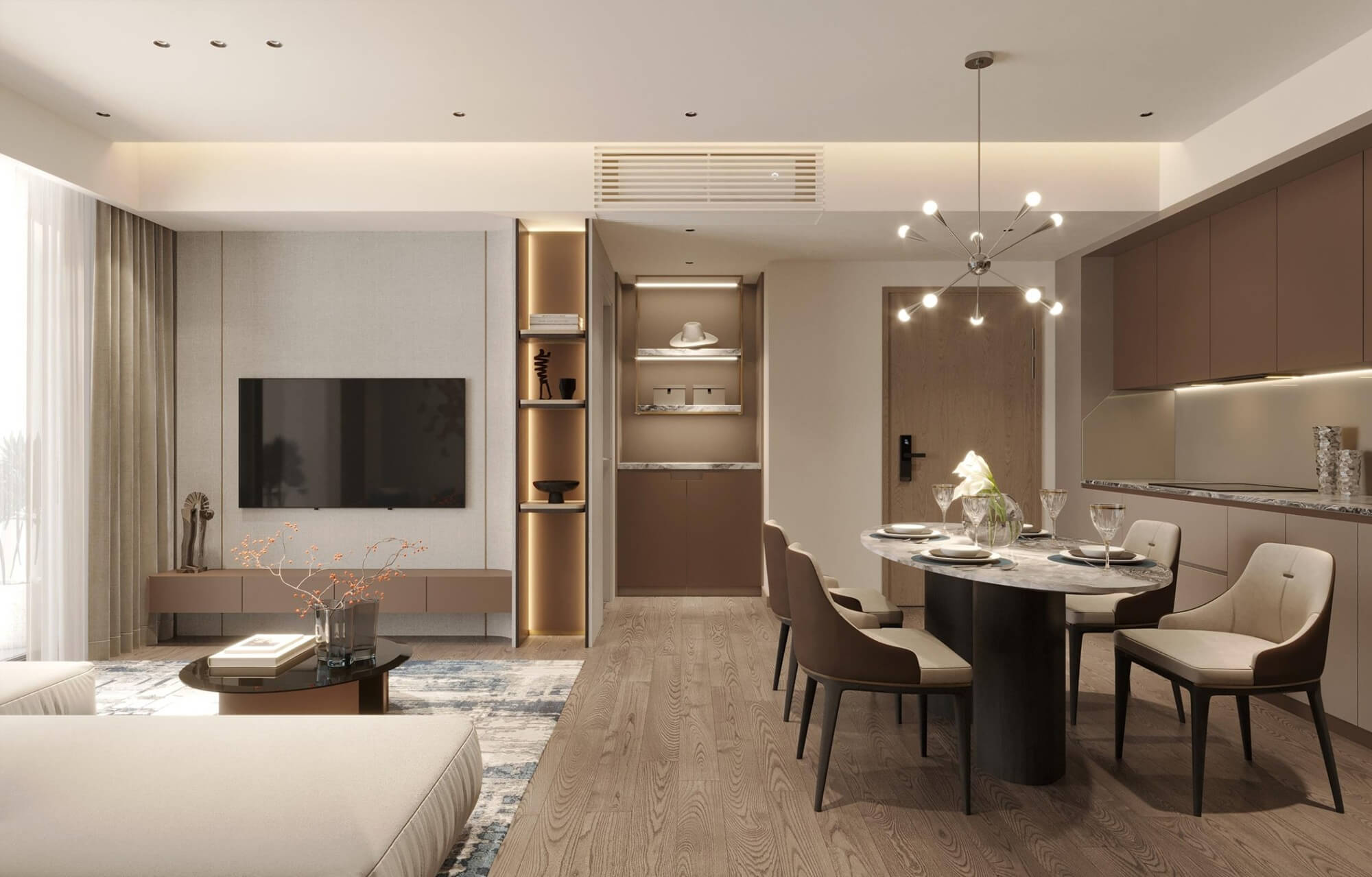 căn hộ 2 phòng ngủ dự án Sunshine Innovia City Mê Linh