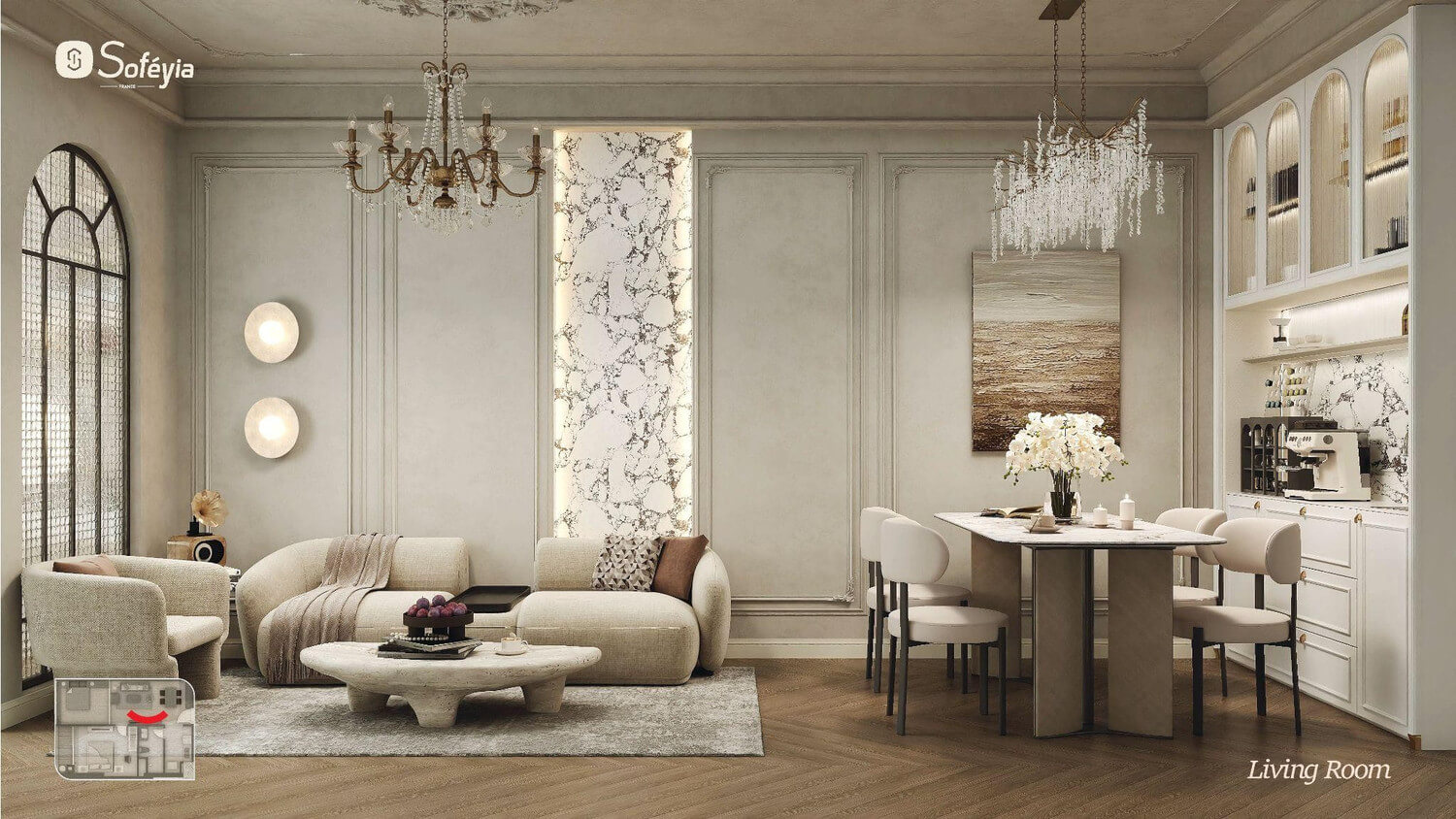 nội thất căn hộ Sunshine Innovia city hưng yên