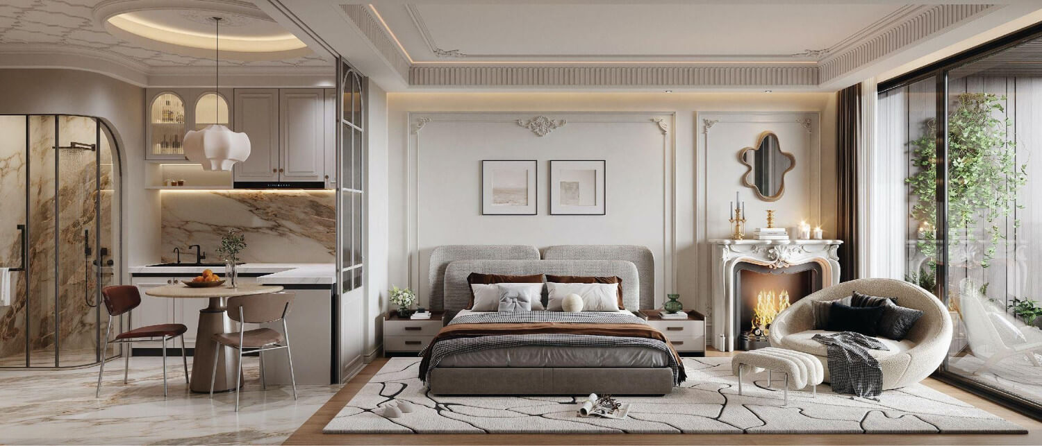 nội thất căn hộ Sunshine Innovia city hưng yên