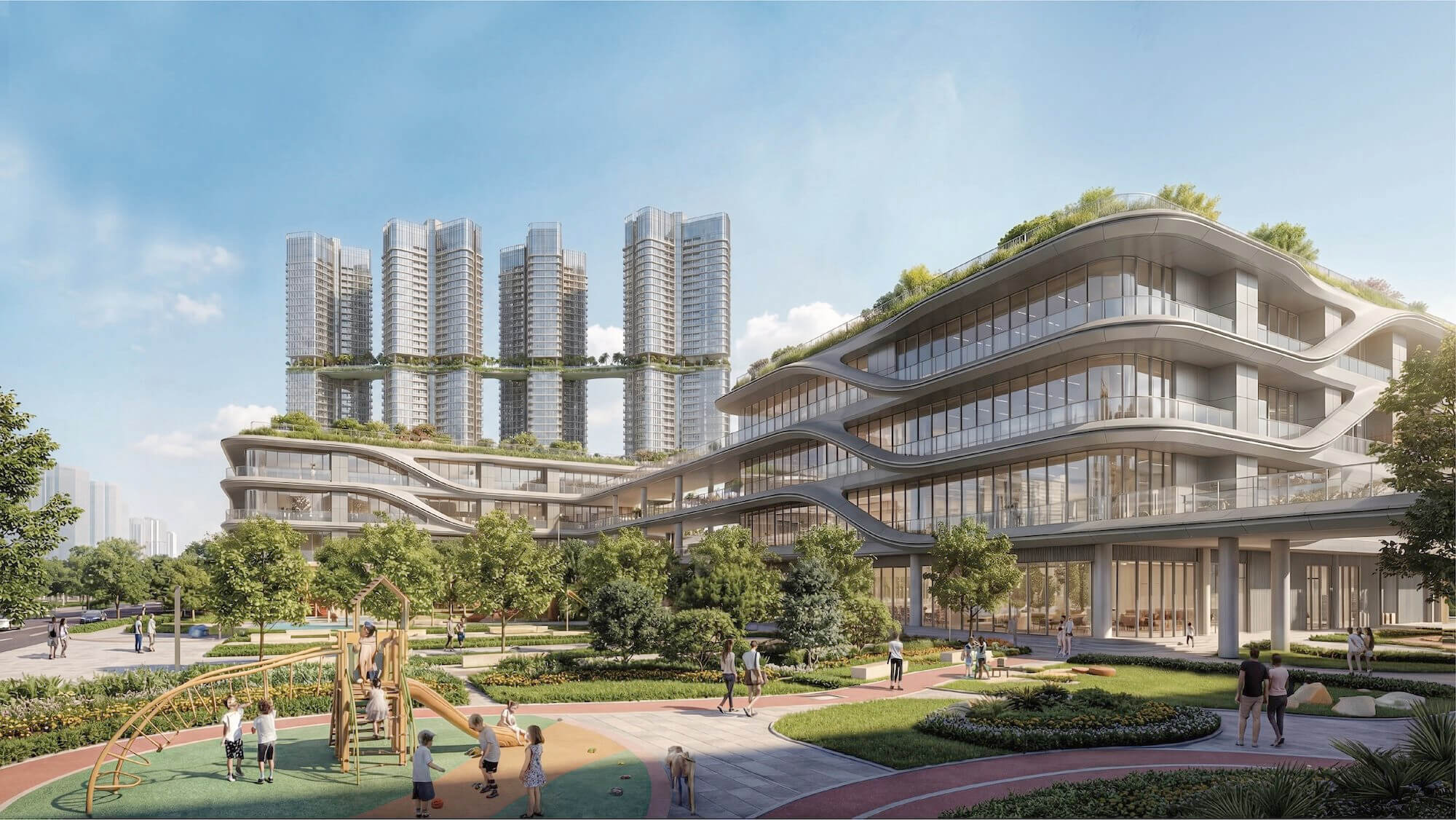 tiện ích dự án handico sunshine metropolis city mê linh